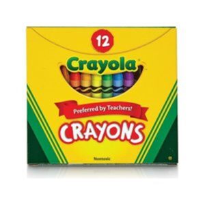 CRAYOLA CRAYONS PREFERRED BY TEACHER 12PCS