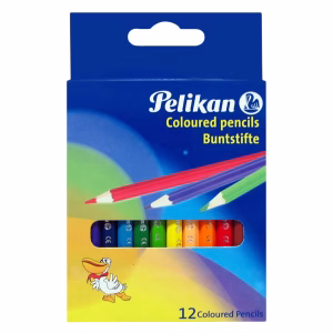 PELIKAN COLOUR PENCIL 12S H/S (SHORT)